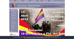 Desktop Screenshot of izqrepublicana.es