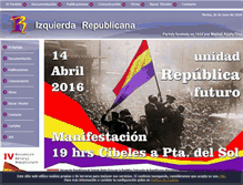 Tablet Screenshot of izqrepublicana.es